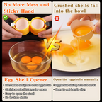 🔥🔥🔥Limited-time 😮‍💨 Buy 1 Get 1 Free ！！！🍳 Quick Egg Cracker Tool – Open Hundreds Of Eggs Faster & Cleaner 🔥