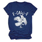 Humorous Crow Graphic T-Shirt – Say It With a Caw!