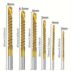 🔥Last Day Buy 1 get 1🔥Ultra-Practical Titanium-Coated Drill Bit Set🔧