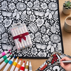 🎨✨DIY Coloring Blanket With Markers