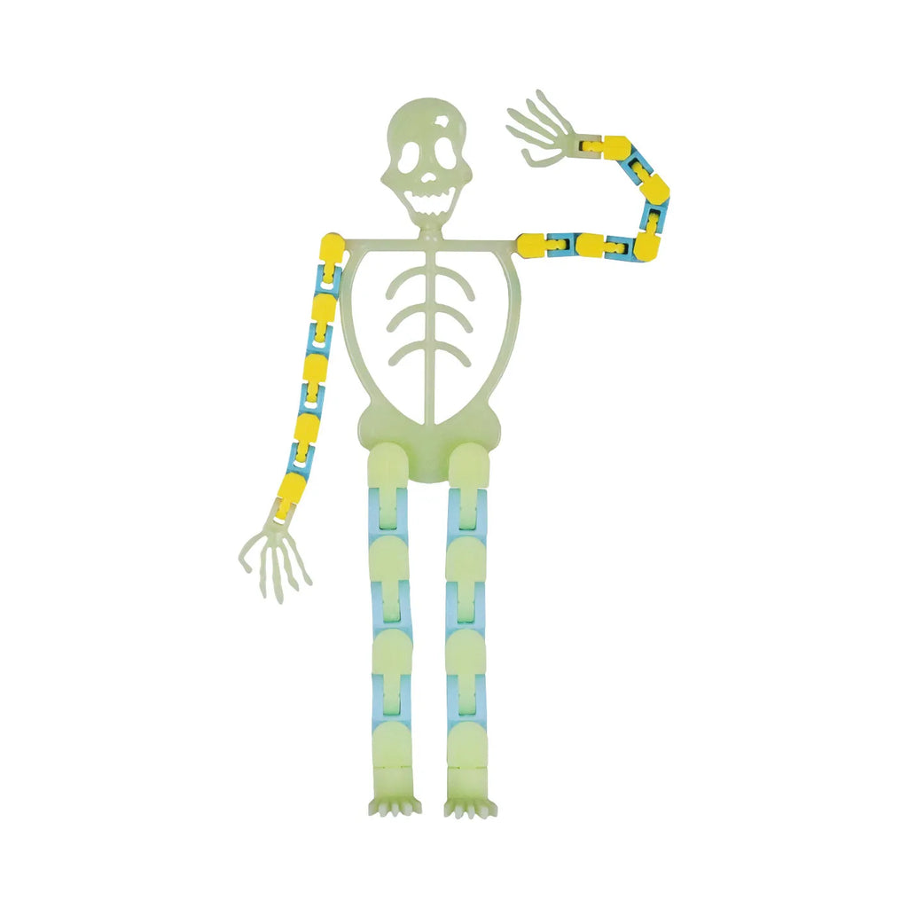 ✨Fluorescent Skeleton Man💀Halloween Decorative Transformable Skeleton Fidget Toy