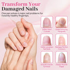 3-in-1 Cuticle Remover & Nail Strengthener Ceramic Cuticle Pusher Pen with Micro-Dosing Oil