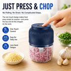 🔥Limited Time Buy One Get One Free!🔋 Wireless Mini Food Chopper with USB Charging