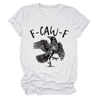 Humorous Crow Graphic T-Shirt – Say It With a Caw!