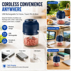 🔥Limited Time Buy One Get One Free!🔋 Wireless Mini Food Chopper with USB Charging