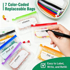 Travel Pill Organizer Set ✈️💊 | 7-Bag & 14-Bag Options for Pills, Vitamins & Supplements