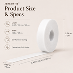 16.4Ft Door Weather Stripping | Adhesive Draft Stopper Seal Strip for Doors, Windows & Shower Doors