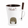 🍫 Melt. Dip. Share. — The Cozy Ceramic Fondue Cup