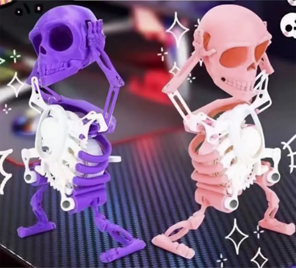 Dancing and Swinging 3D Skull Toy🎉