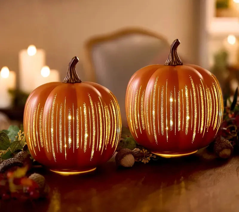 🔥HOT SALE - 🎃✨ Illuminated Starry Night Pumpkins by Valerie✨