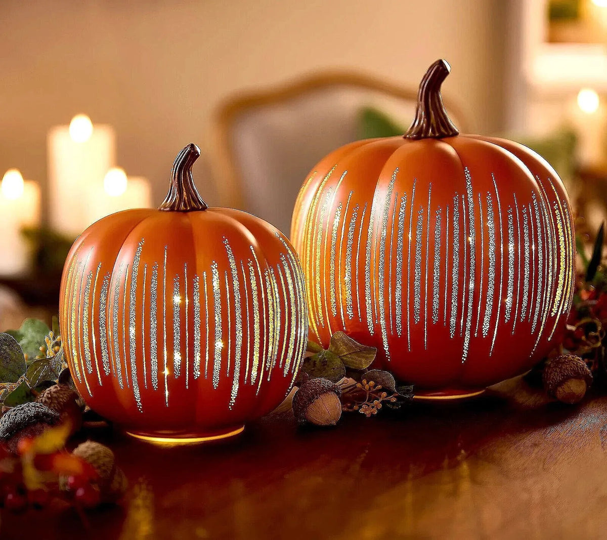🔥HOT SALE - 🎃✨ Illuminated Starry Night Pumpkins by Valerie✨