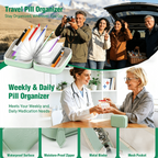 Travel Pill Organizer Set ✈️💊 | 7-Bag & 14-Bag Options for Pills, Vitamins & Supplements