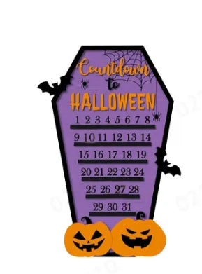 Spooky Halloween Countdown Calendar