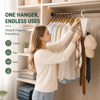 🔥LAST DAY -BUY 2 GET 4 FREE-$5.5 EACH🎁Multi-Functional V-Shaped Double Sided Hanger Storage Rack