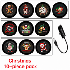 Plug-&-Play HD Christmas Projector – 6 or 10 Festive Scenes